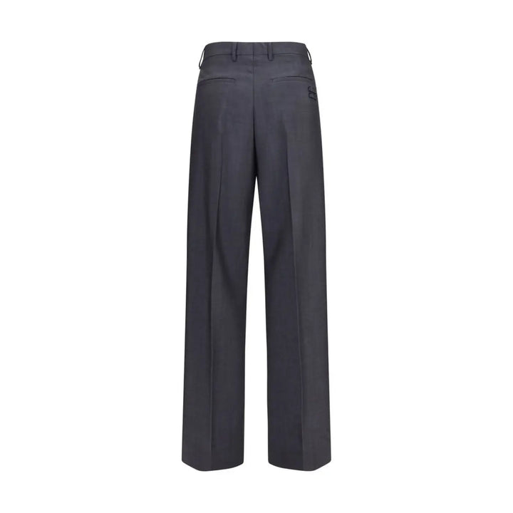 Miu Gray Wool Oves Aries Dress Pants