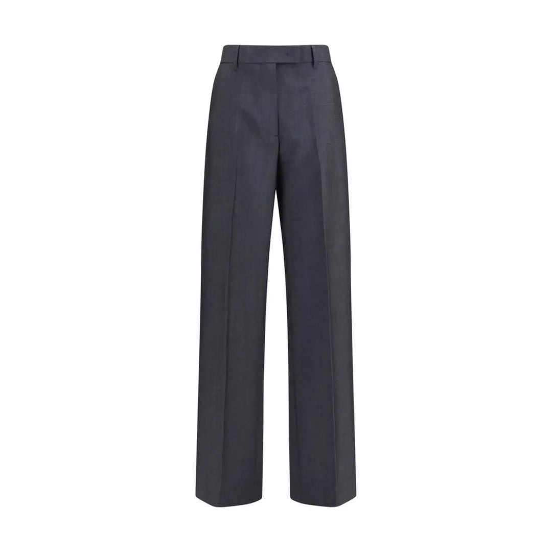 Miu Gray Wool Oves Aries Dress Pants