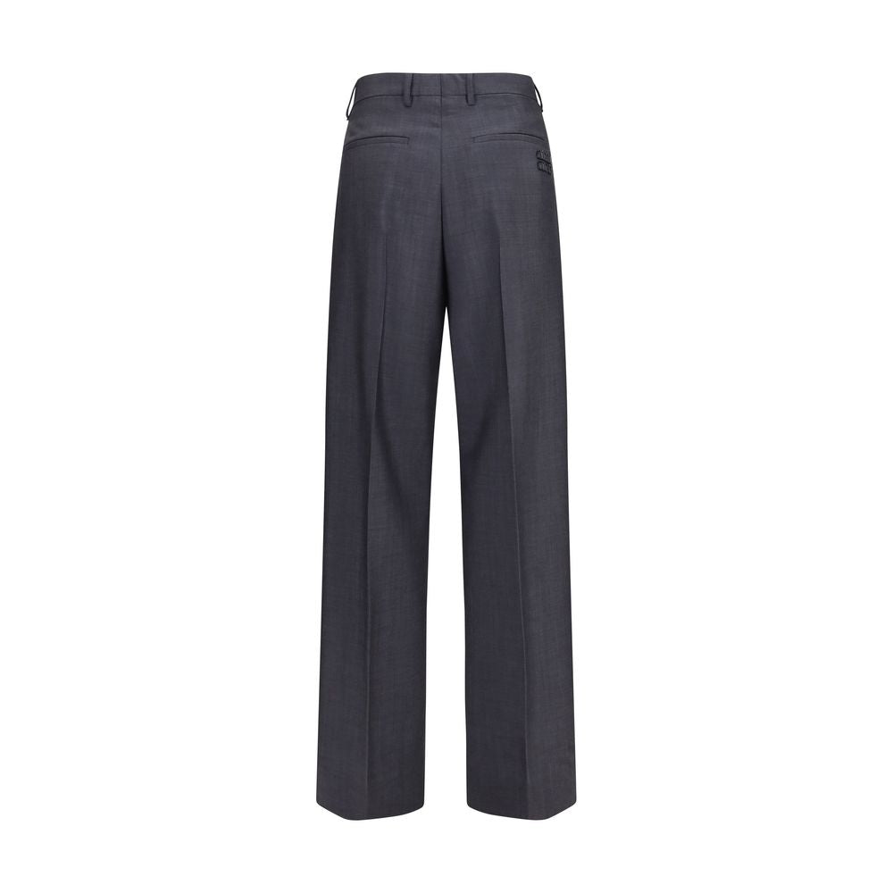 Miu Gray Wool Oves Aries Dress Pants