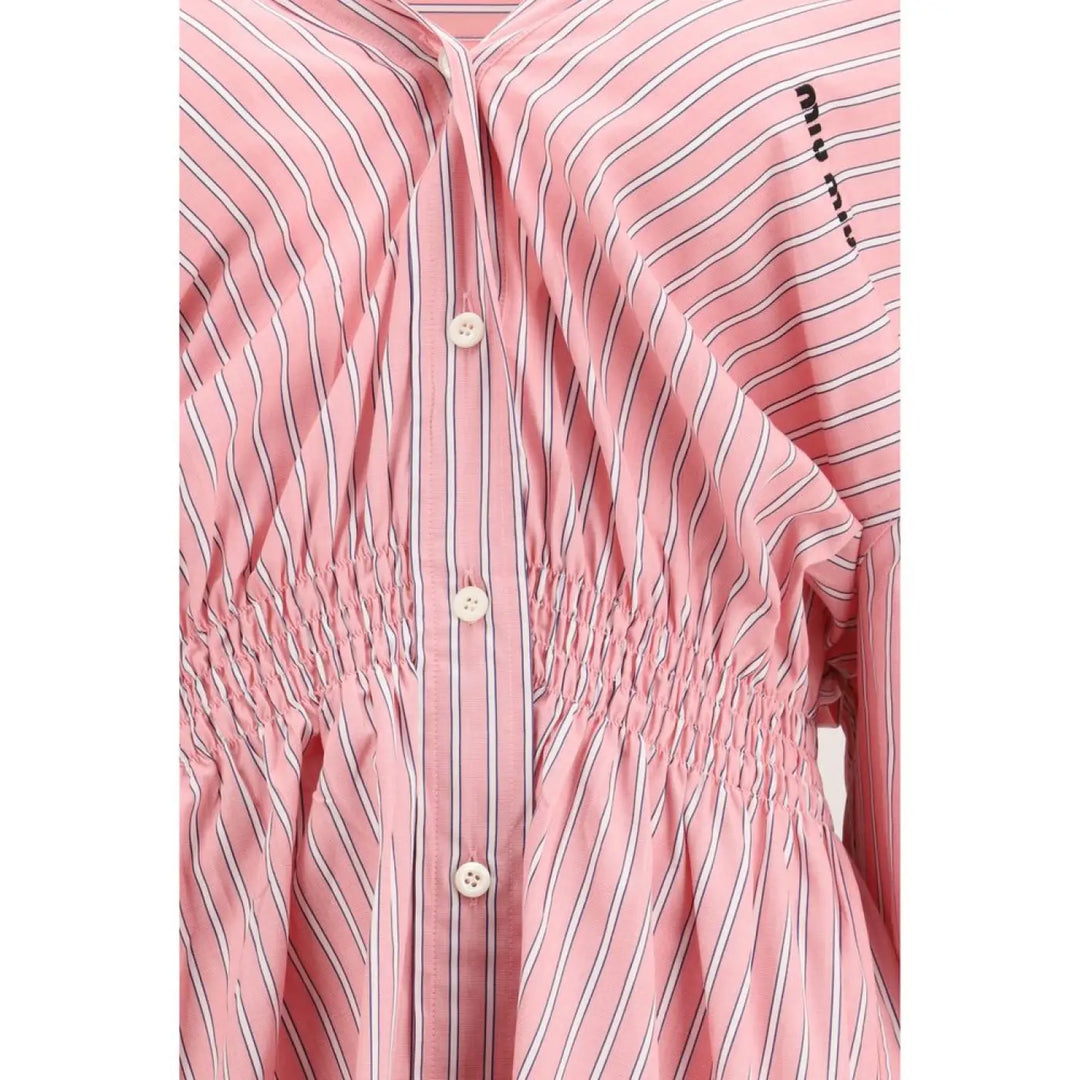 Miu Multicolor Cotton Casual Dress