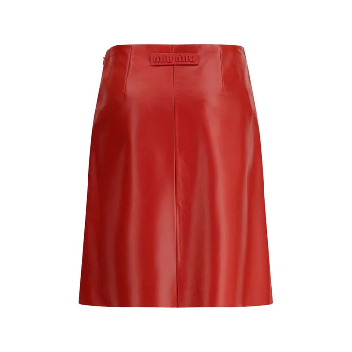 Miu Multicolor Lamb Ovis Aries Long Skirt