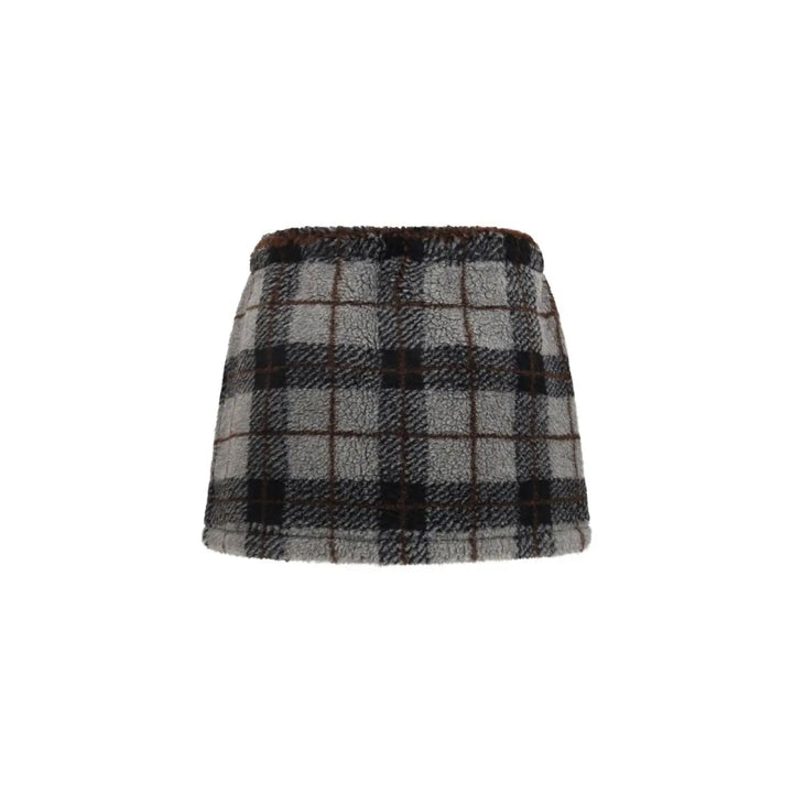 Miu Multicolor Nylon Mini Skirt