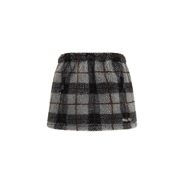 Miu Multicolor Nylon Mini Skirt