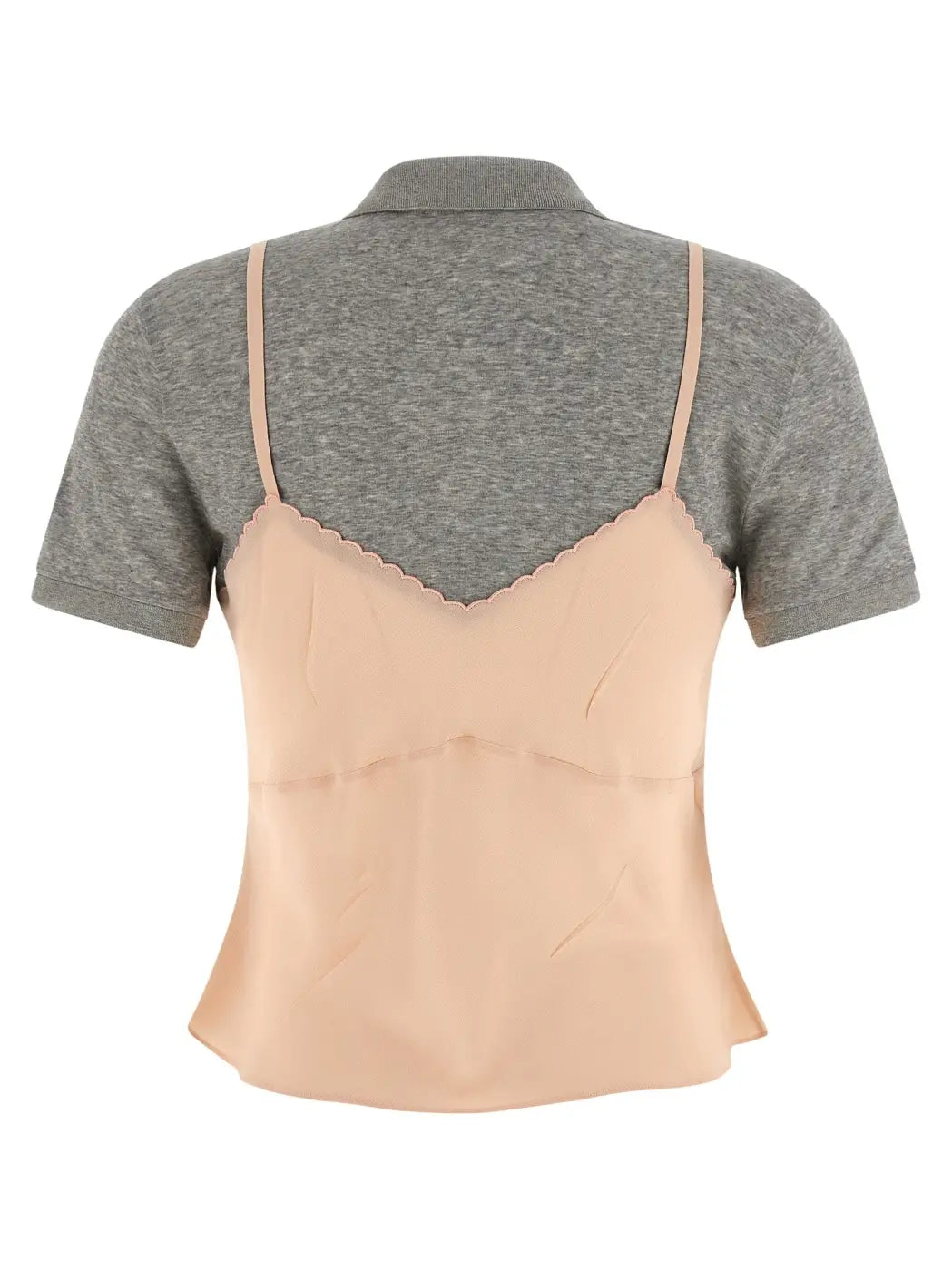 Miu Multicolor Silk Shortsleeve Shirt