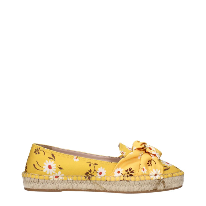 Miu Yellow Espadrilles with Front Detail MPN 5S037D3L8C025F0388