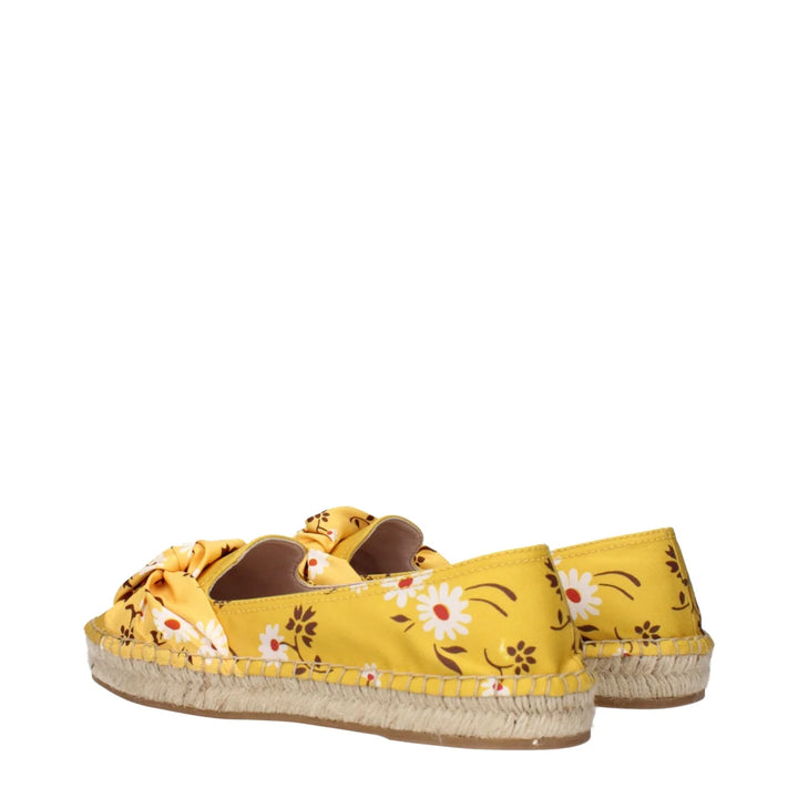 Miu Yellow Espadrilles with Front Detail MPN 5S037D3L8C025F0388