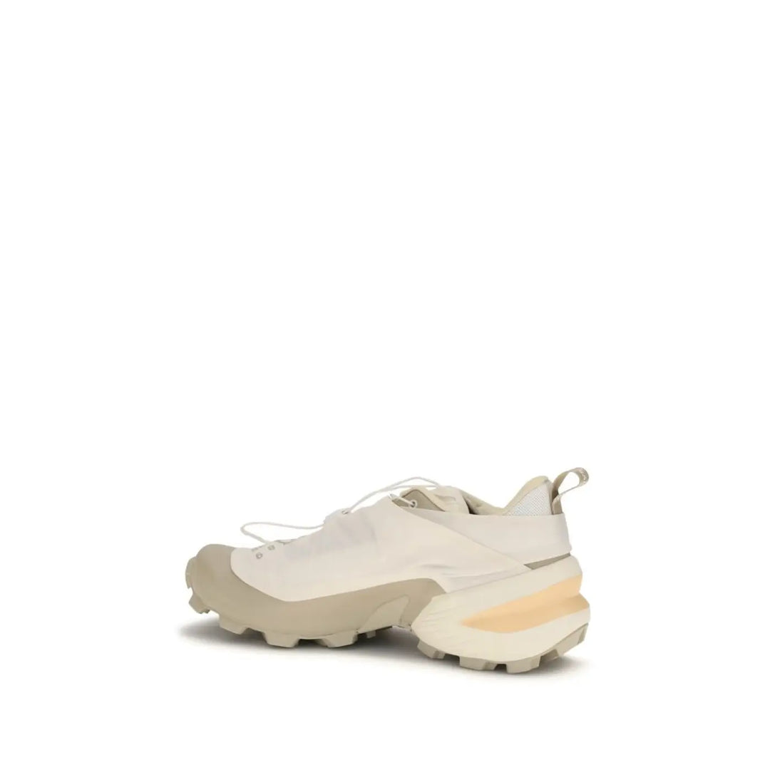 Mm6 Beige Polyester Athletic Sneakers