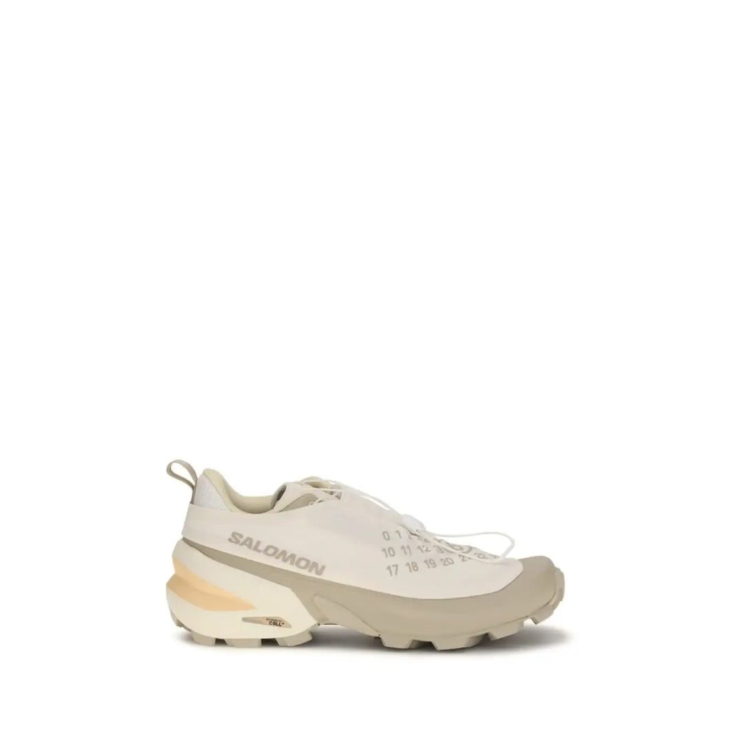 Mm6 Beige Polyester Athletic Sneakers