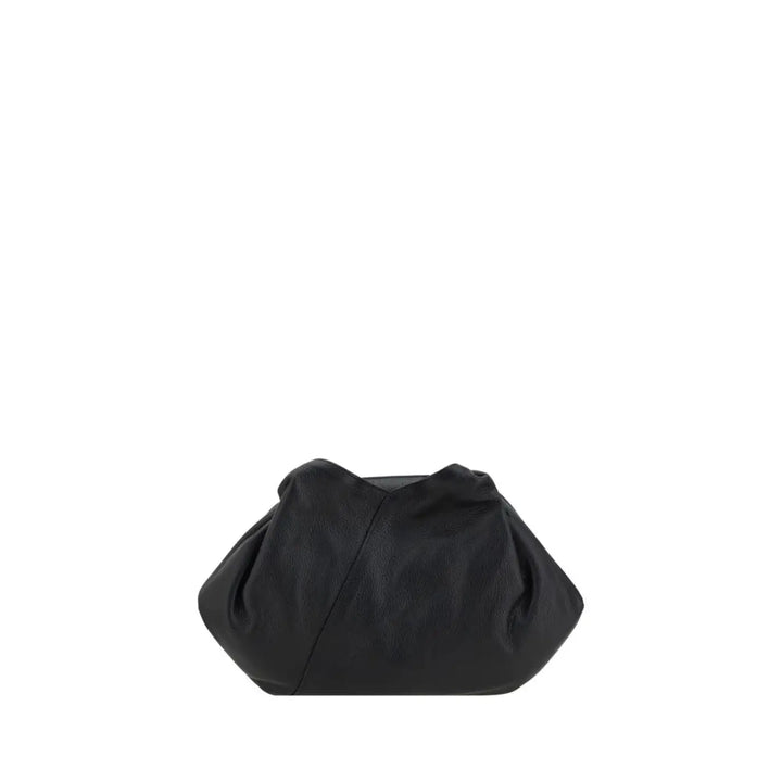MM6 Black Calf Leather Bos Taurus Handbag