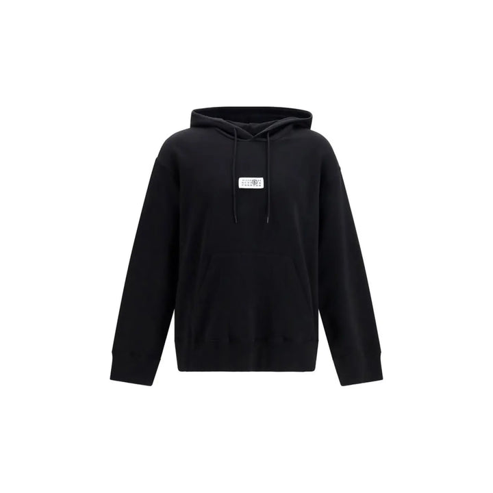 Mm6 Black Cotton Sweatshirt