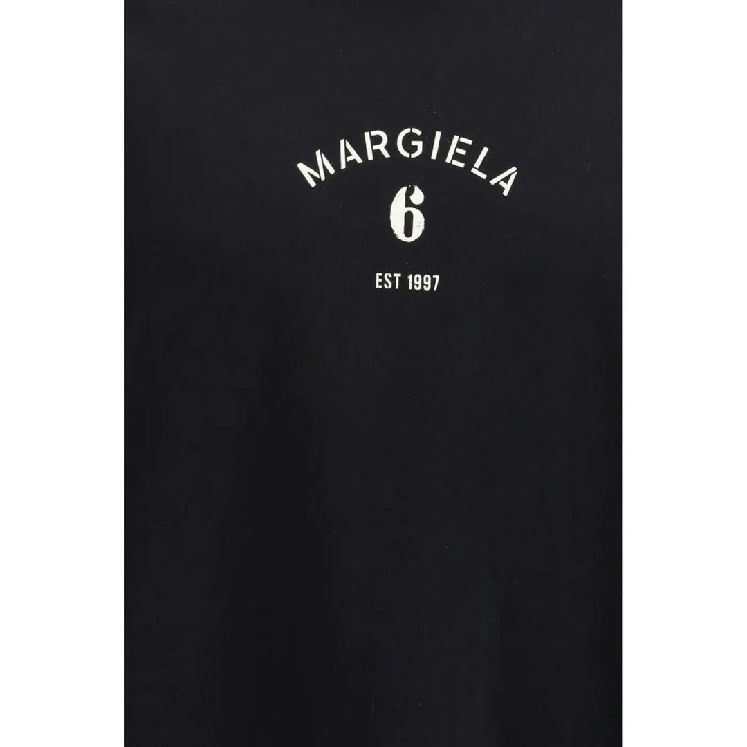 MM6 Black Cotton T-Shirt
