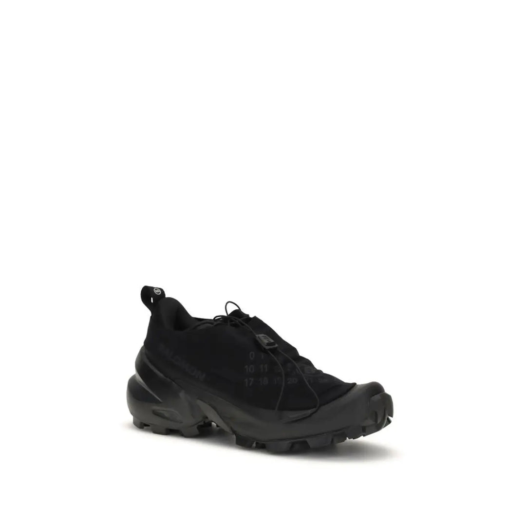 MM6 Black Nylon Athletic Sneakers