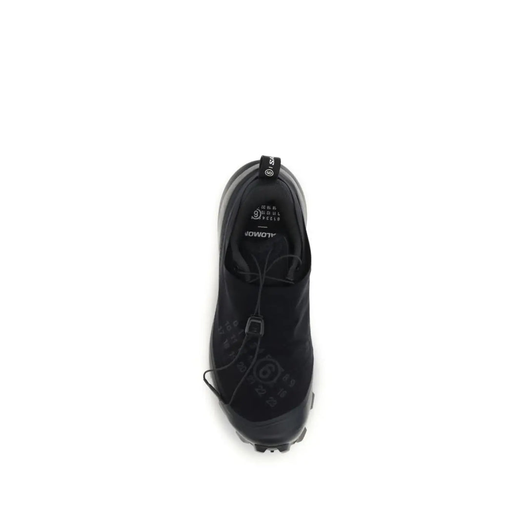 MM6 Black Nylon Athletic Sneakers