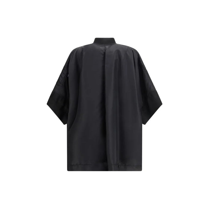 MM6 Black Polyamide Cloacks