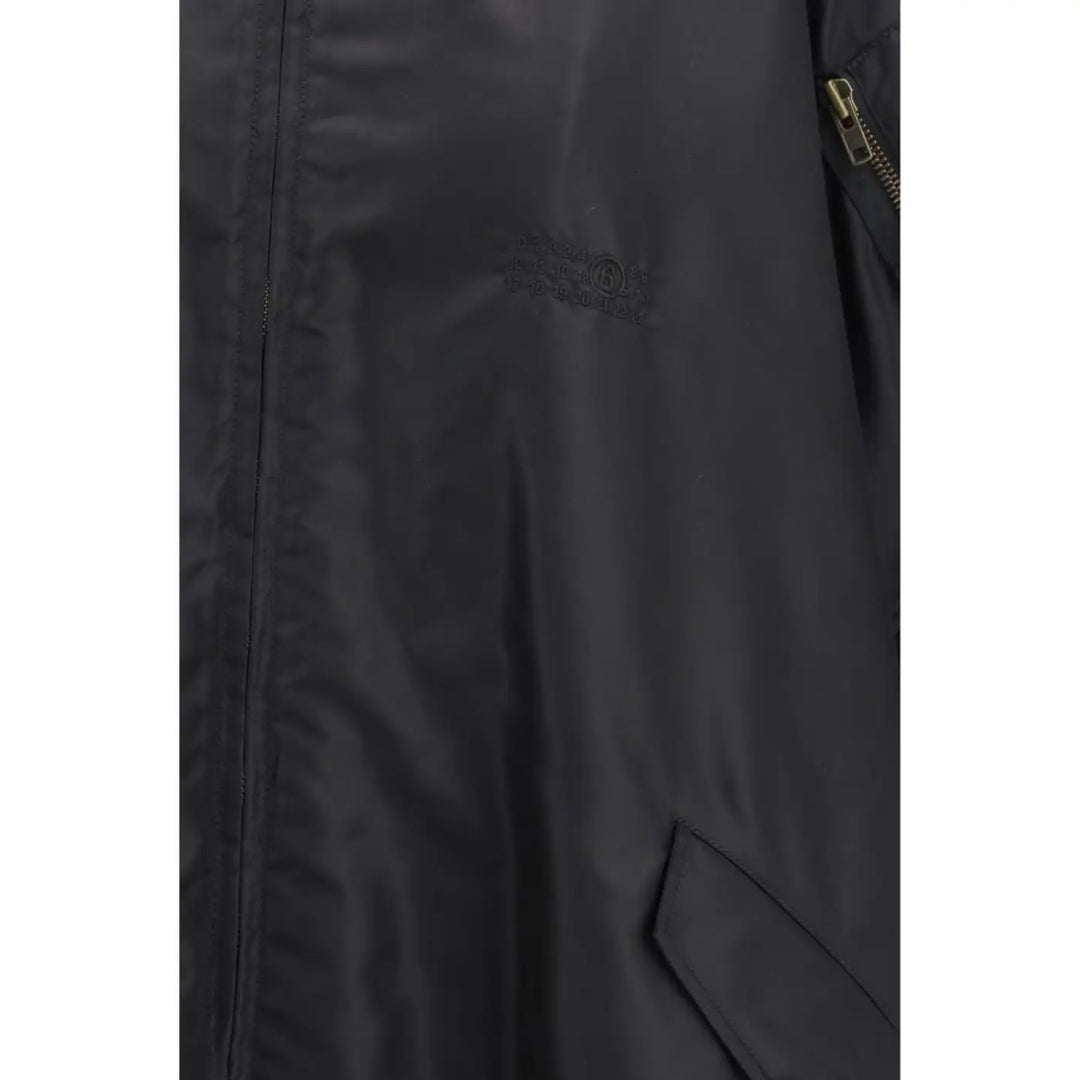 MM6 Black Polyamide Cloacks