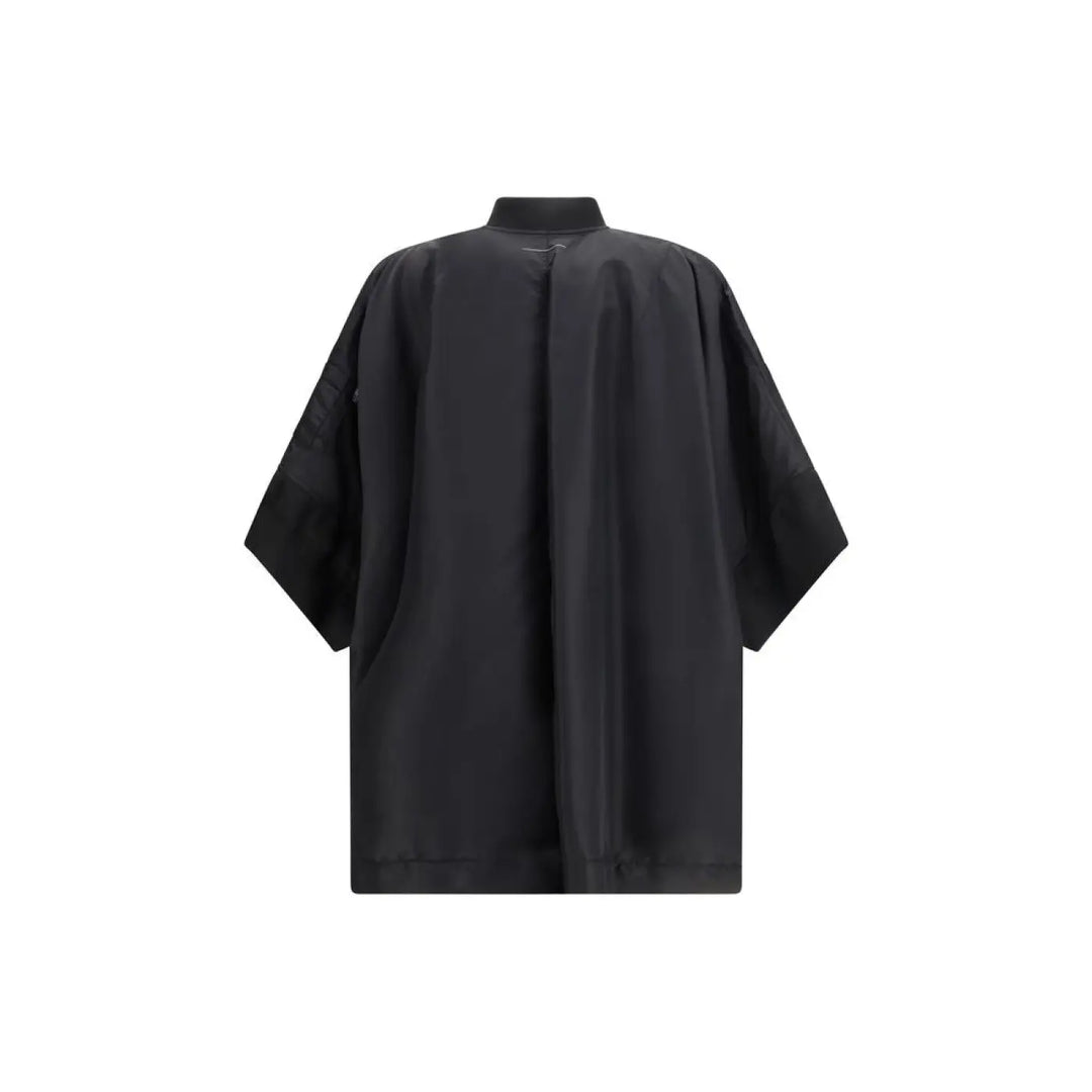MM6 Black Polyamide Cloacks