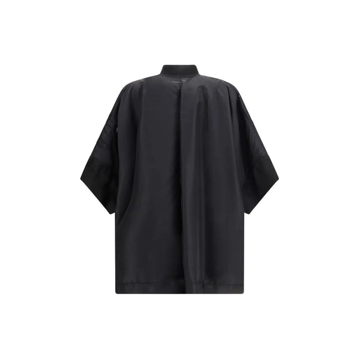 MM6 Black Polyamide Cloacks