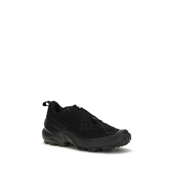 MM6 Black Polyester Athletic Sneakers