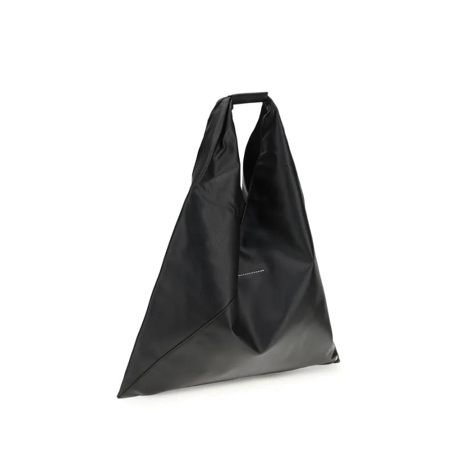 MM6 Black Polyethylene Handbag
