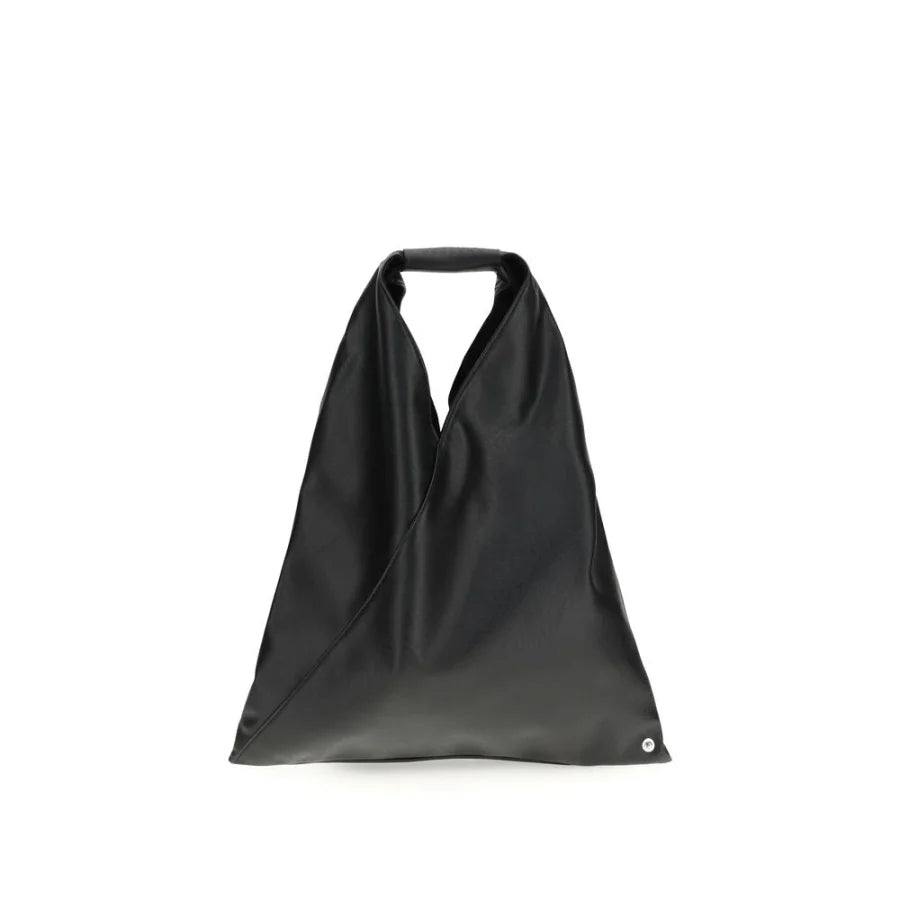 MM6 Black Polyethylene Handbag