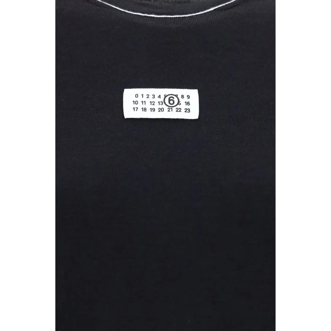 Mm6 Black Wool Oves Aries Sportswear