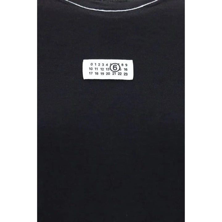 Mm6 Black Wool Oves Aries Sportswear