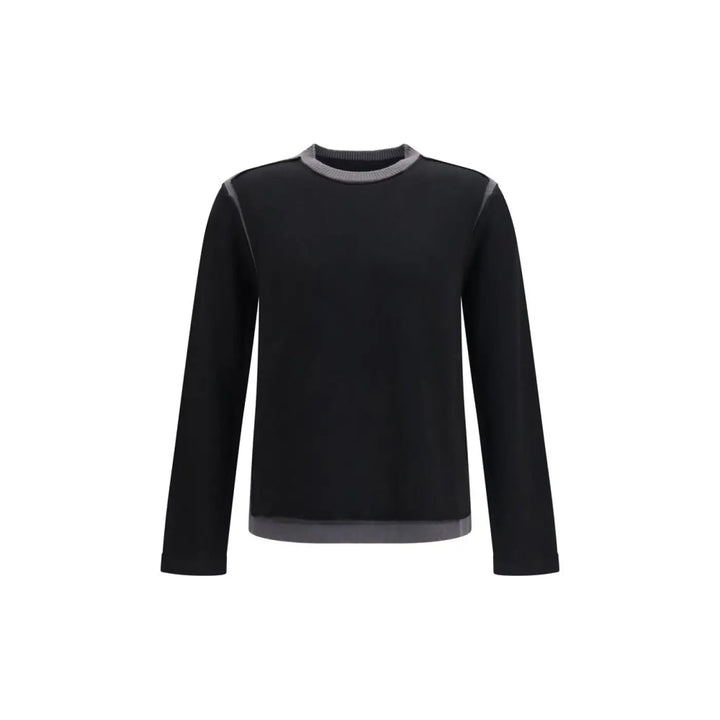 Mm6 Black Wool Oves Aries Sweatshirt