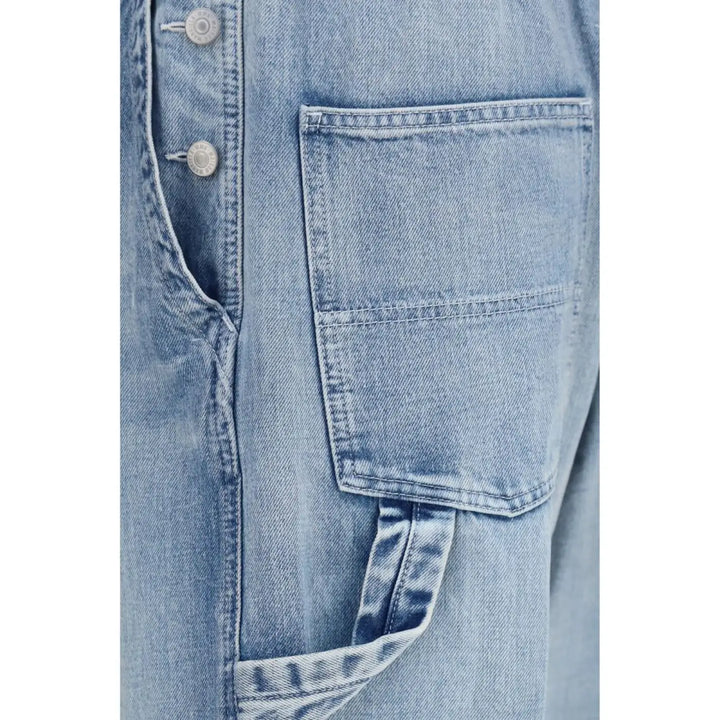 Mm6 Blue Cotton Jeans Denim
