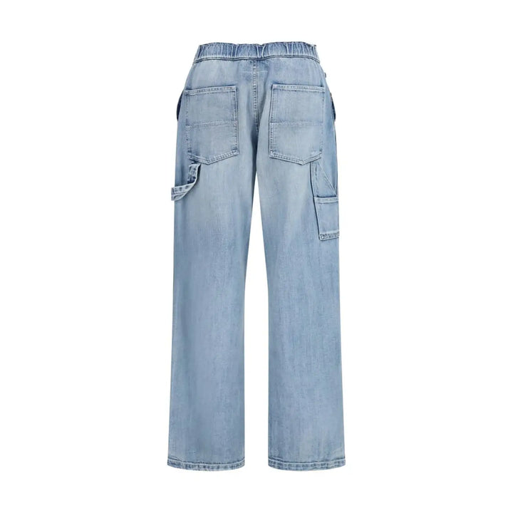 Mm6 Blue Cotton Jeans Denim