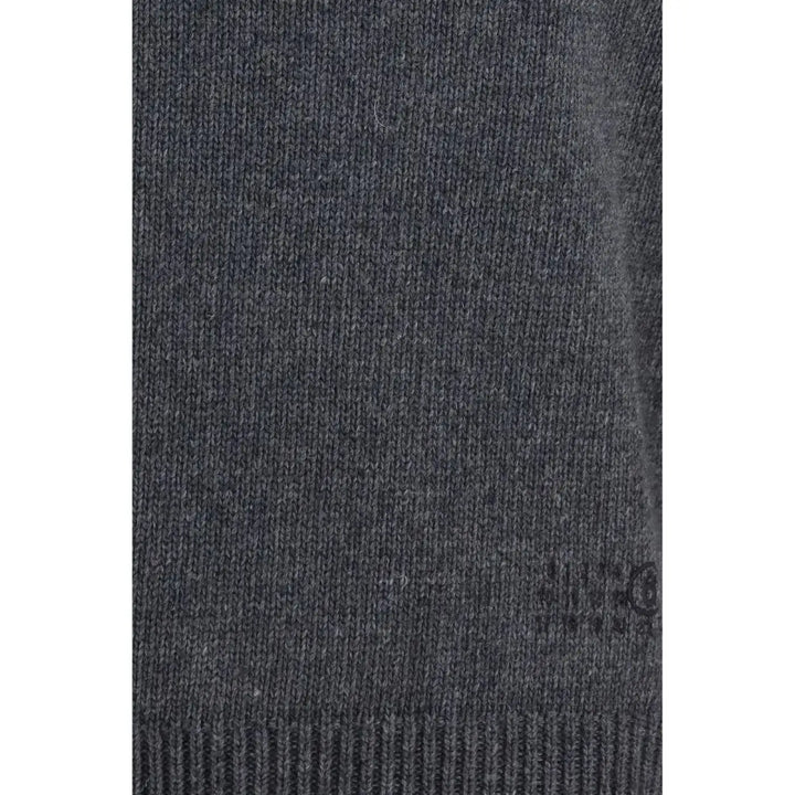 Mm6 Gray Wool Oves Aries Sweatshirt