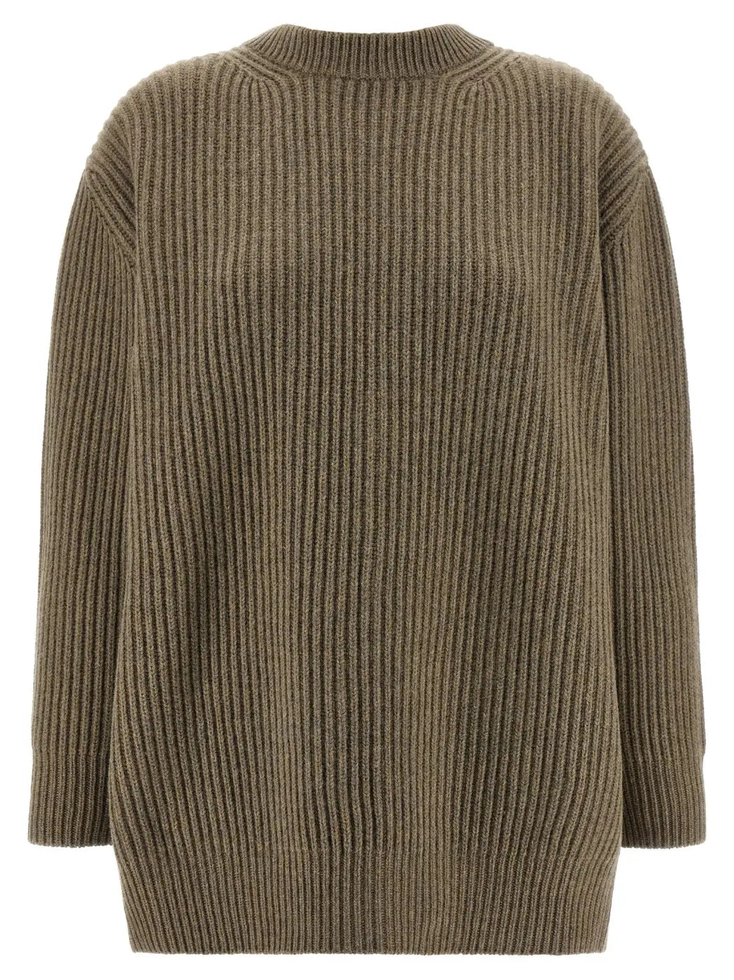 Mm6 Maison Margiela Beige Virgin Wool Short Dress