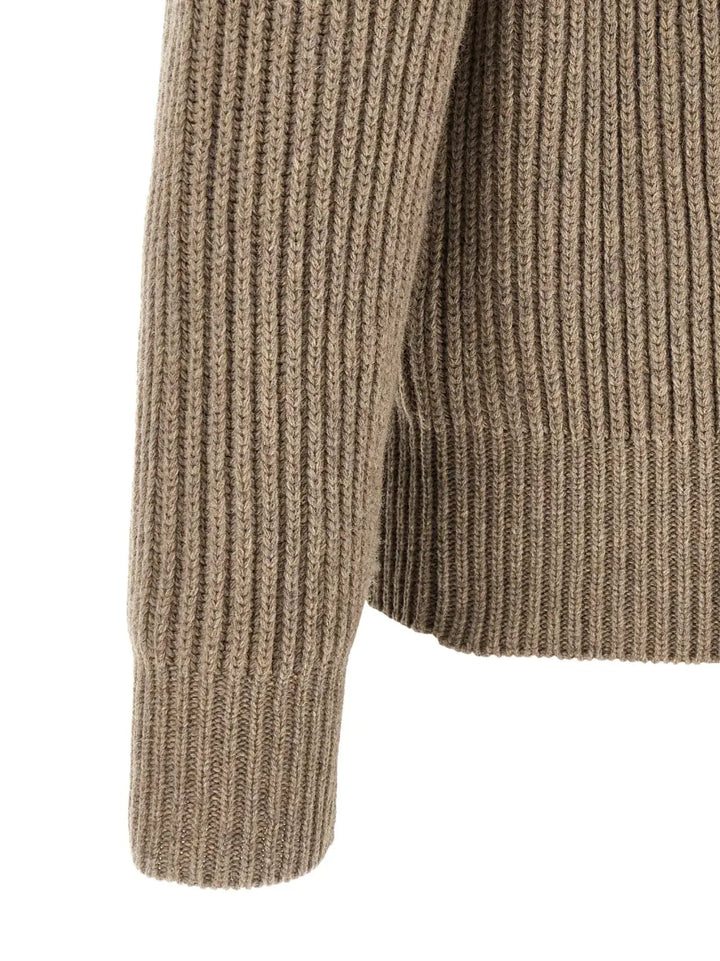 Mm6 Maison Margiela Beige Wool Full-length Jacket
