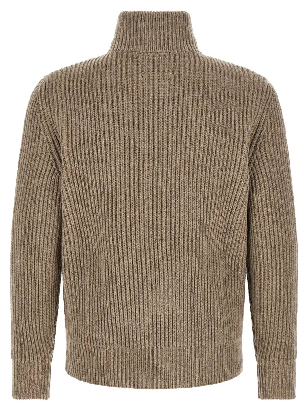 Mm6 Maison Margiela Beige Wool Full-length Jacket