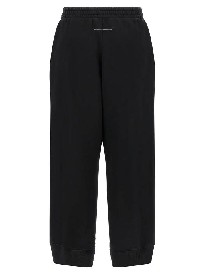 Mm6 Maison Margiela Black Cotton Joggers (workout Pants)