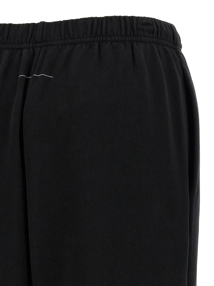 Mm6 Maison Margiela Black Cotton Joggers (workout Pants)