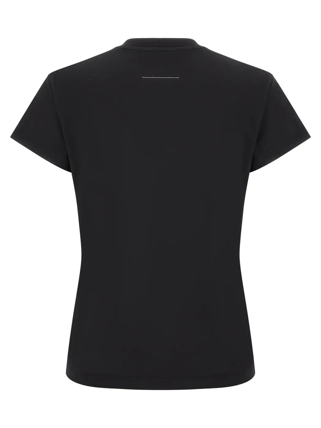 Mm6 Maison Margiela Black Cotton T-shirt