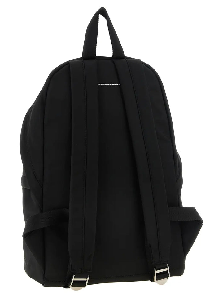 Mm6 Maison Margiela Black Polyamide Backpack