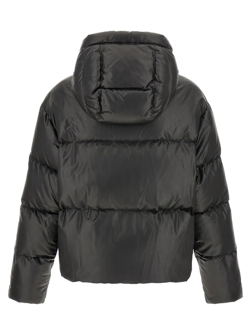 Mm6 Maison Margiela Black Polyester Full-length Jacket