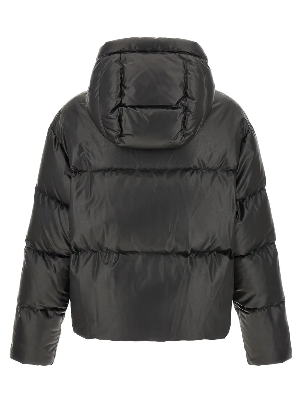 Mm6 Maison Margiela Black Polyester Full-length Jacket