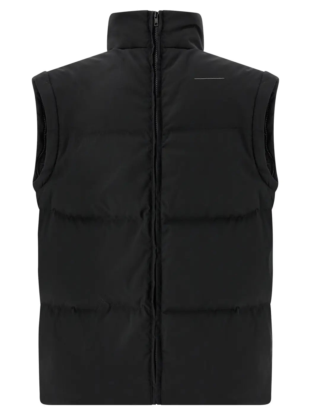 Mm6 Maison Margiela Black Polyester Full-length Jacket