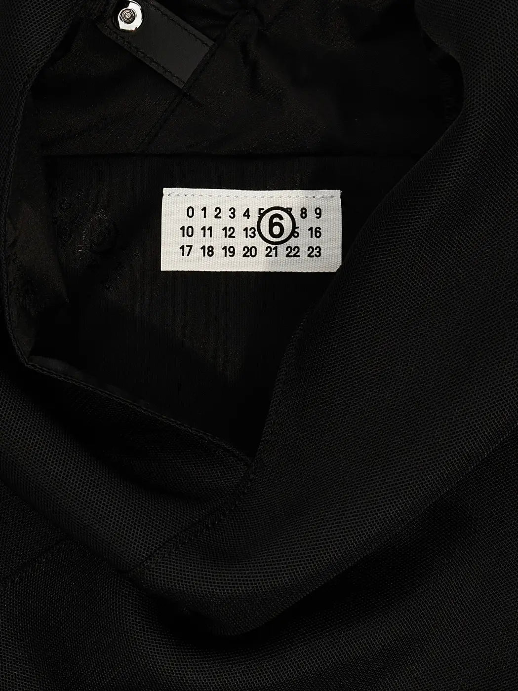 Mm6 Maison Margiela Black Polyester Shoulder Bag