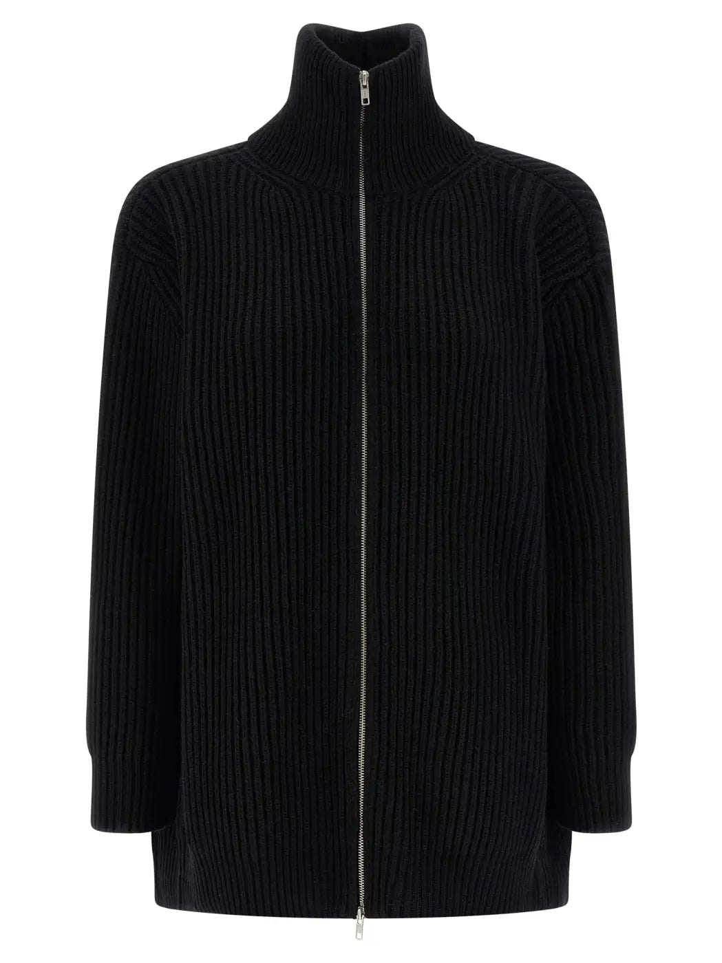 Mm6 Maison Margiela Black Wool Short Dress