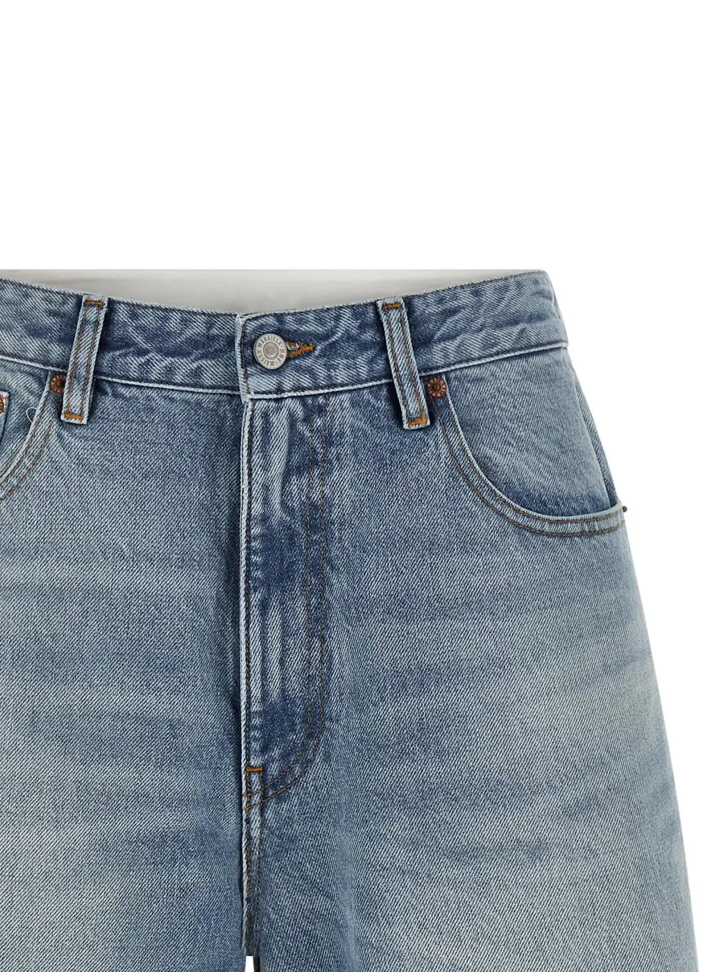 Mm6 Maison Margiela Blue Cotton Bermuda Shorts