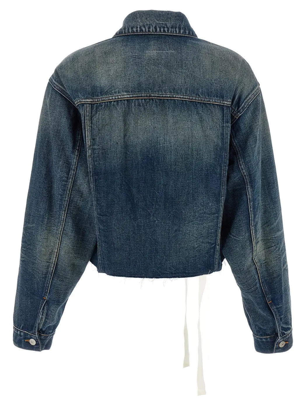 Mm6 Maison Margiela Blue Cotton Denim Jacket
