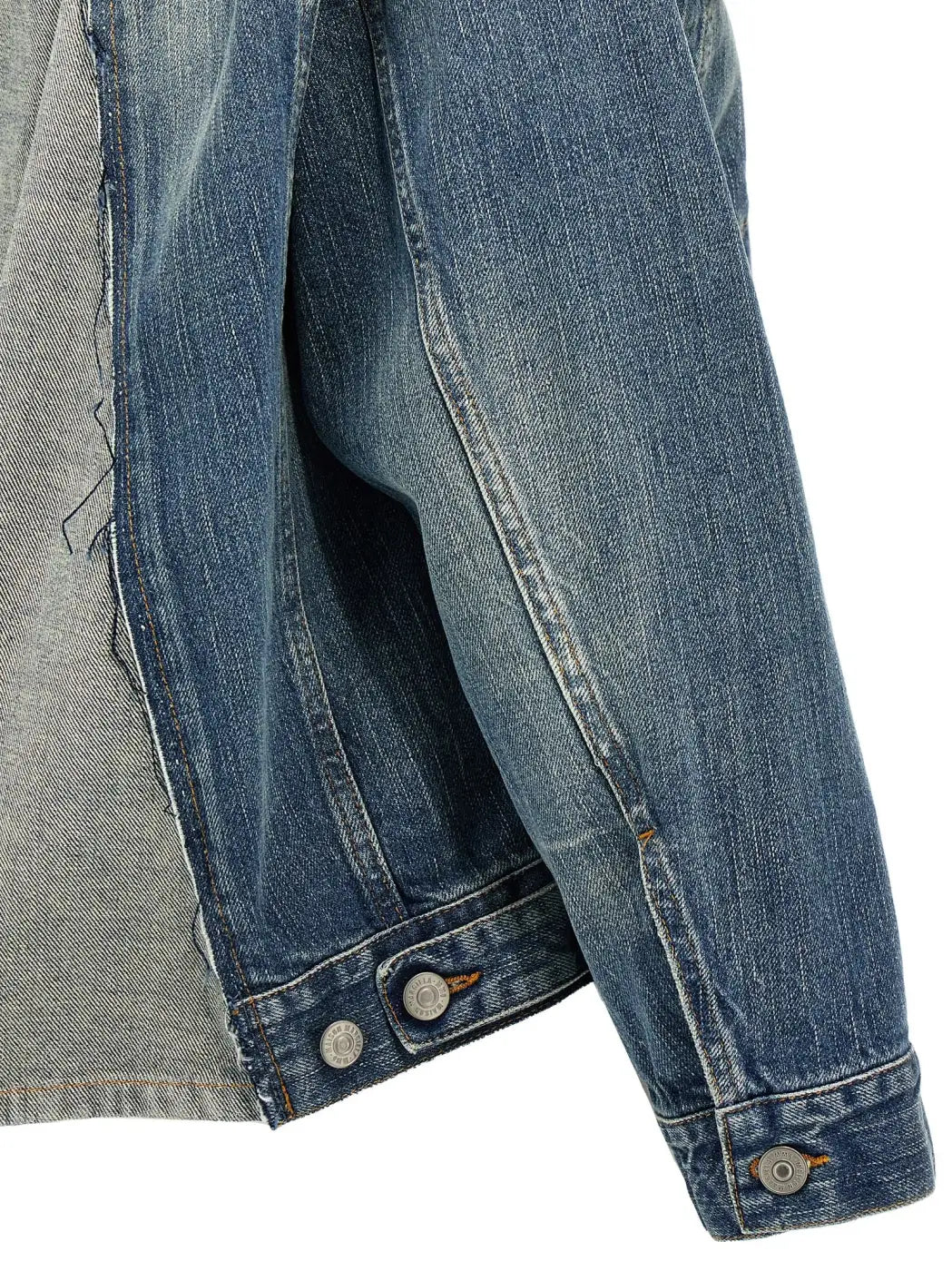 Mm6 Maison Margiela Blue Cotton Denim Jacket