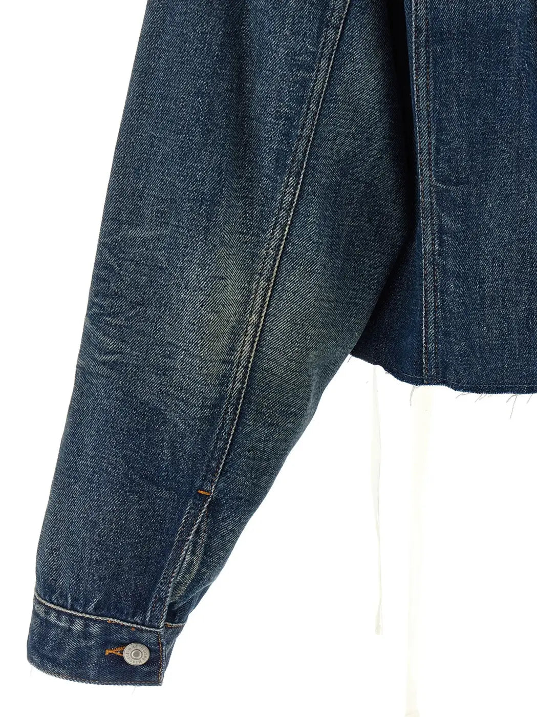Mm6 Maison Margiela Blue Cotton Denim Jacket
