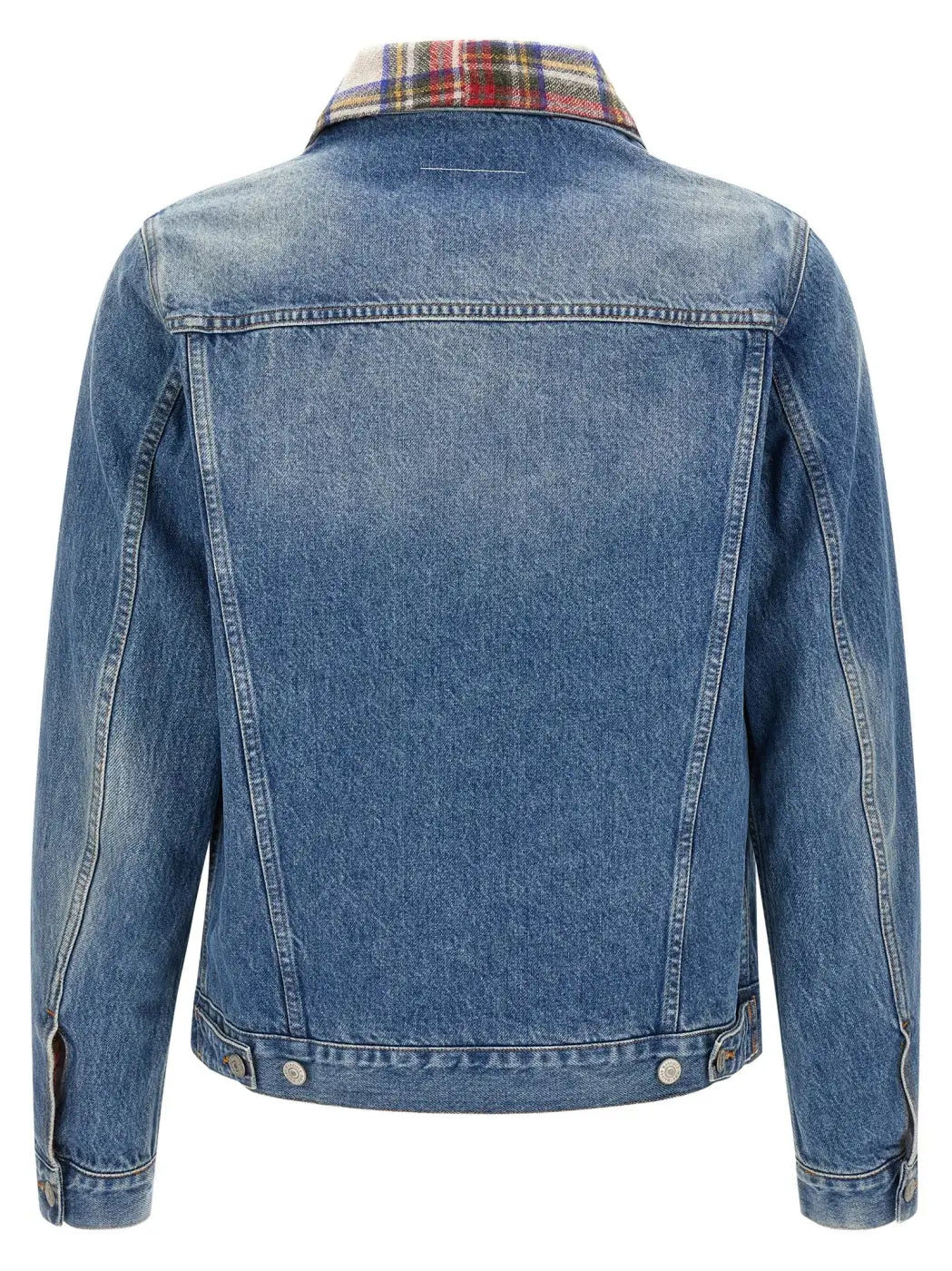 Mm6 Maison Margiela Blue Cotton Denim Jacket