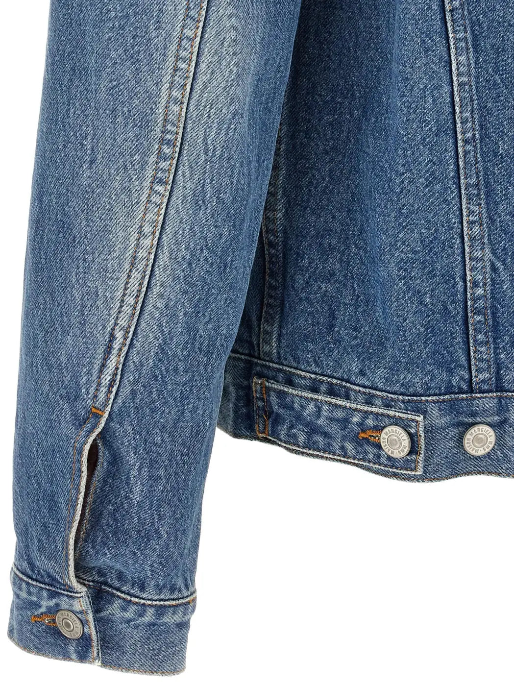 Mm6 Maison Margiela Blue Cotton Denim Jacket