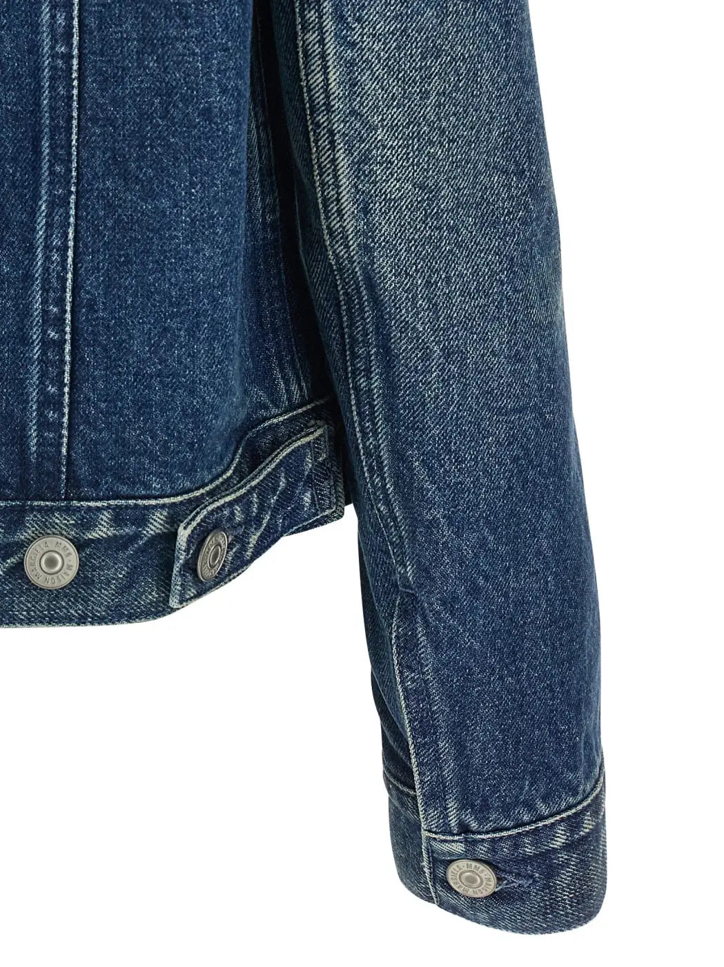 Mm6 Maison Margiela Blue Cotton Denim Jacket