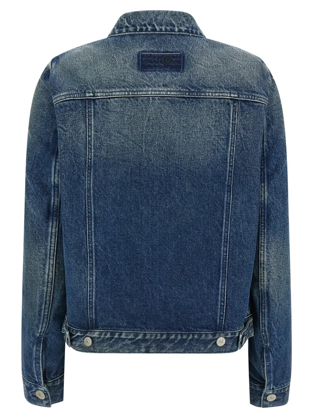 Mm6 Maison Margiela Blue Cotton Denim Jacket